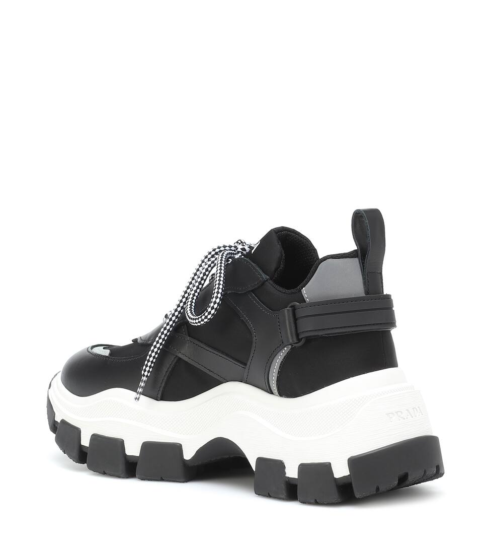 Leder Mit PradaArt Sneakers Sneakers nrnbsp;p00404422 tshQdr