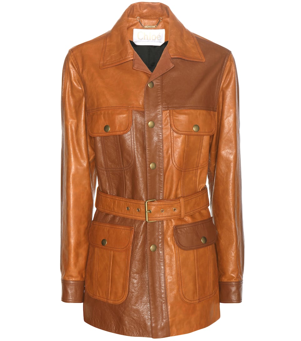 Chloé Lederjacke