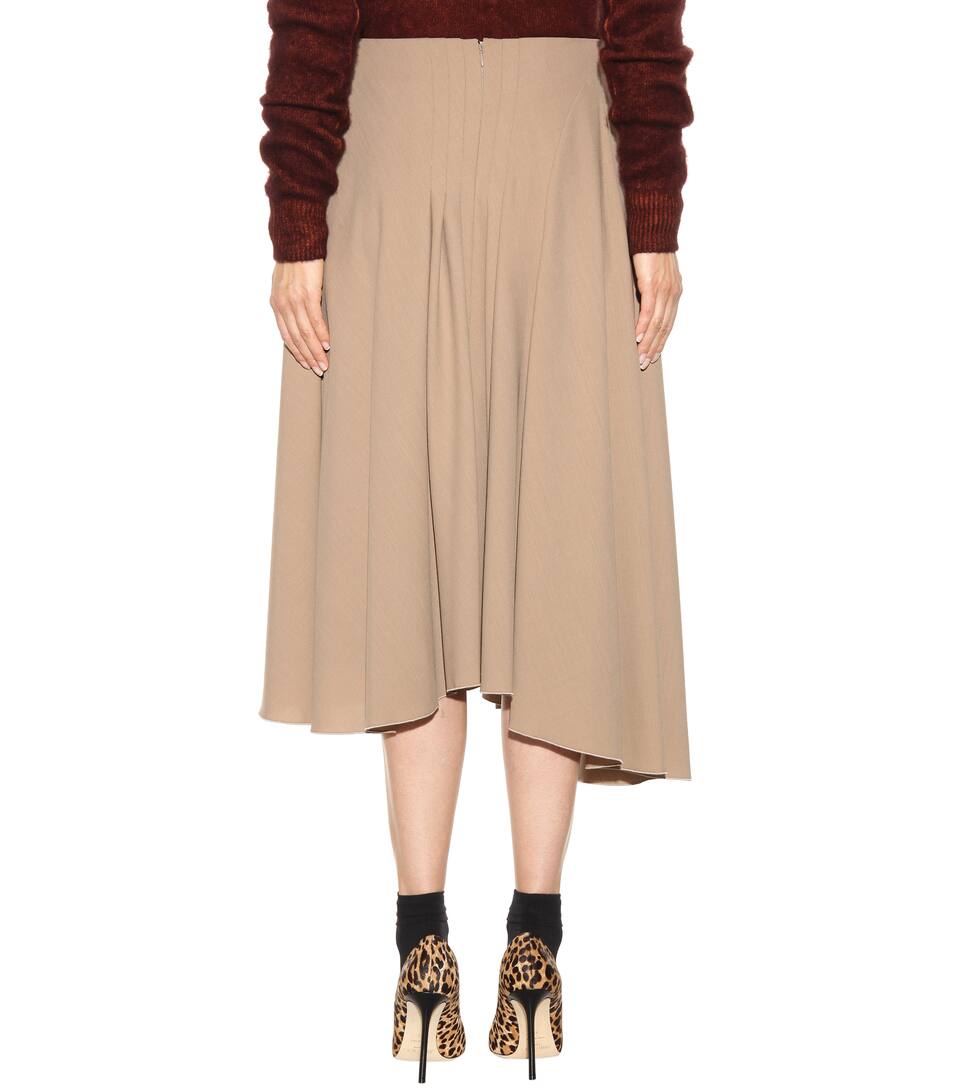 Beige gabardine skirt clearance
