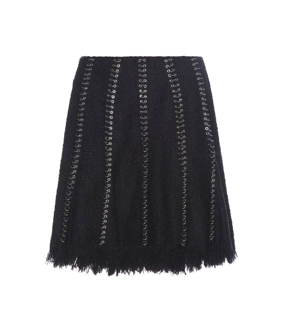 Alexander Wang Tweed-Rock mit Verzierung