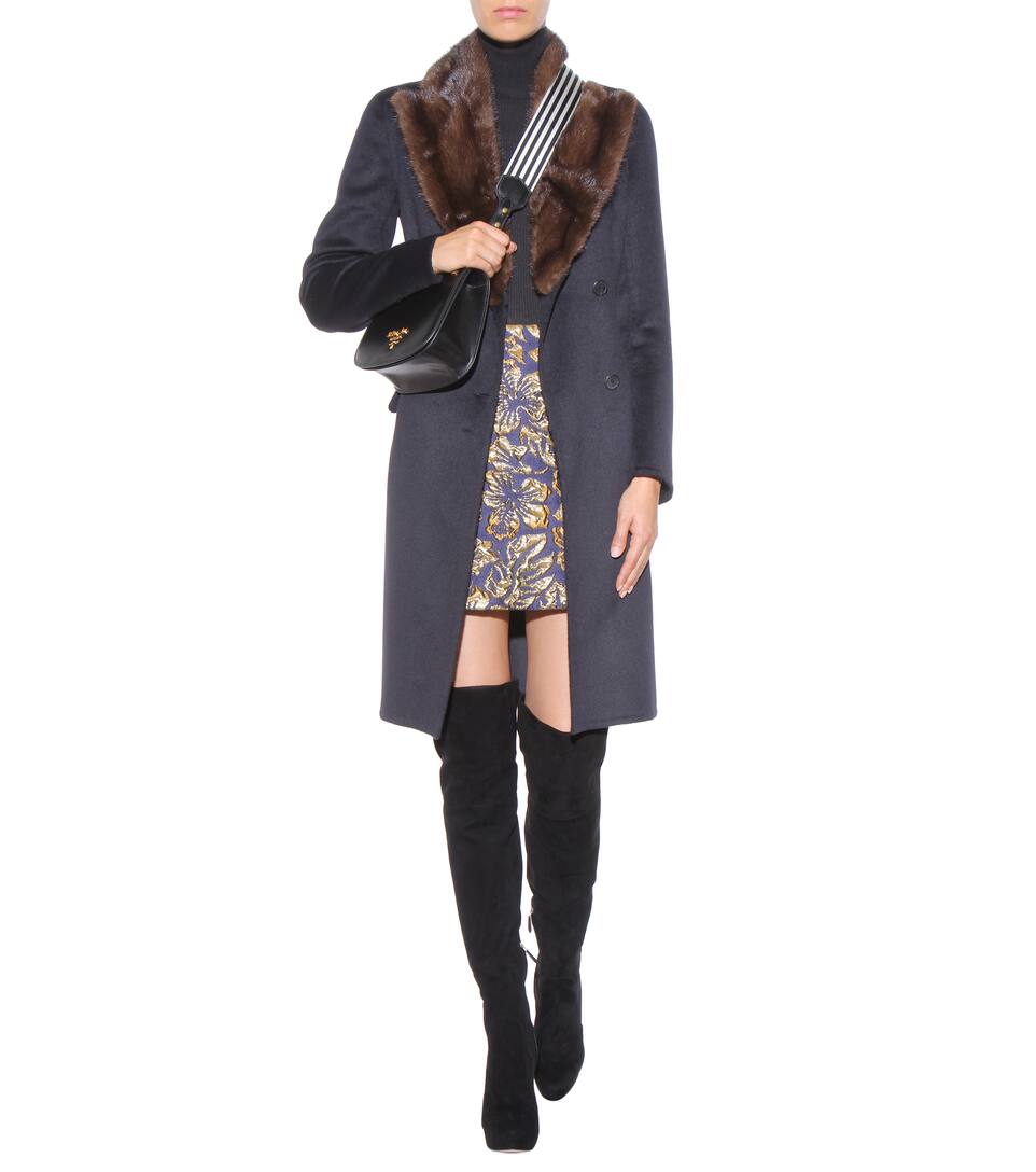 prada over the knee platform boots