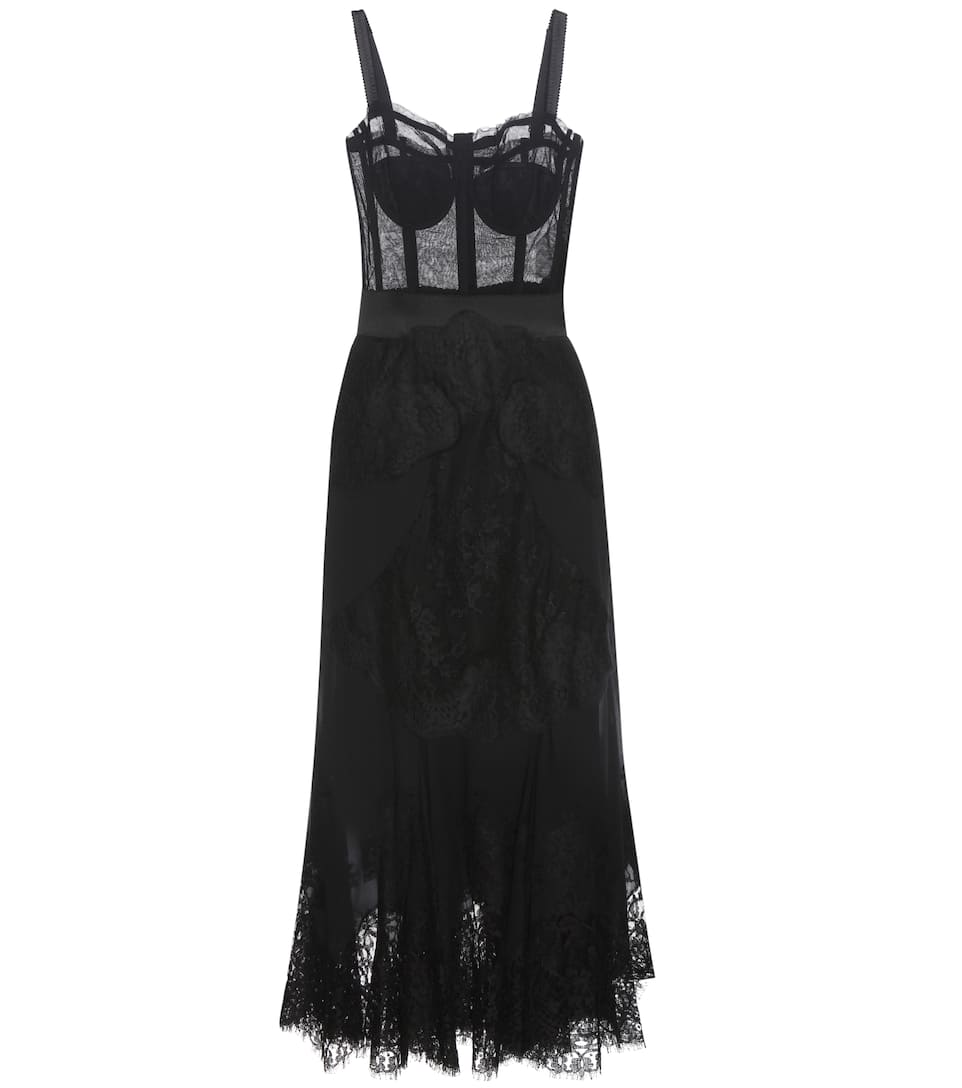 Dolce & Gabbana Bustierkleid aus einem Seidengemisch