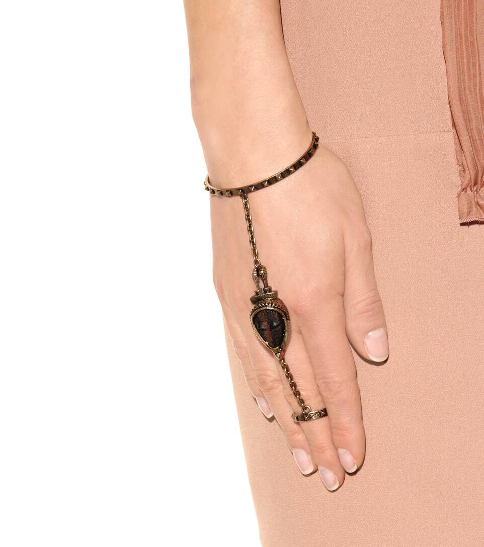 Ring Mask cuff with ring Luxury Fashion for Women