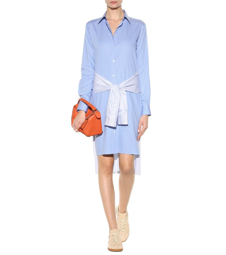 MAISON MARGIELA Replica leather and suede sneakers