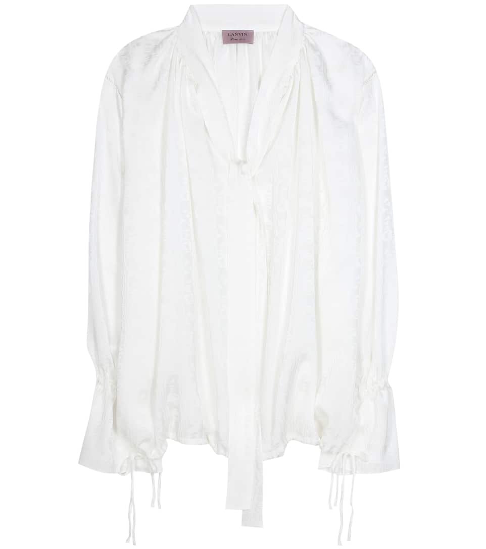 Lanvin Bluse aus Moiré-Seide