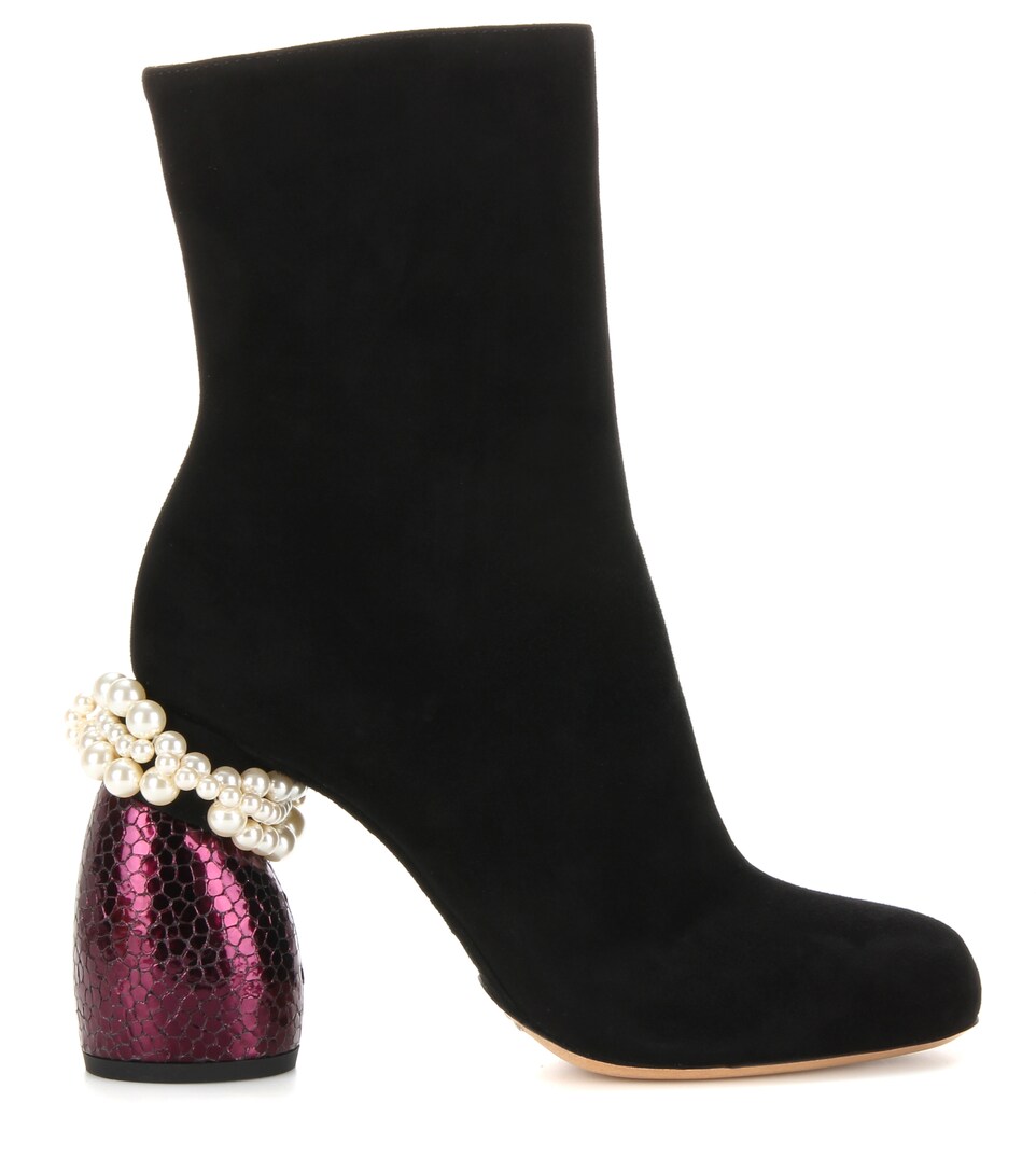 bottines perles