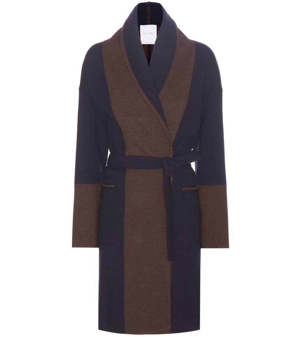 Callens Mantel aus Schurwolle und Cashmere
