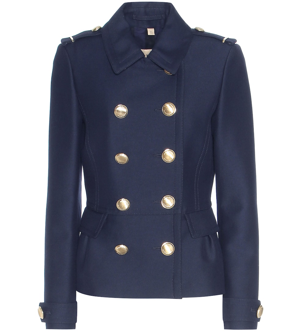 Burberry Jacke Drumfield aus Wolle und Baumwolle