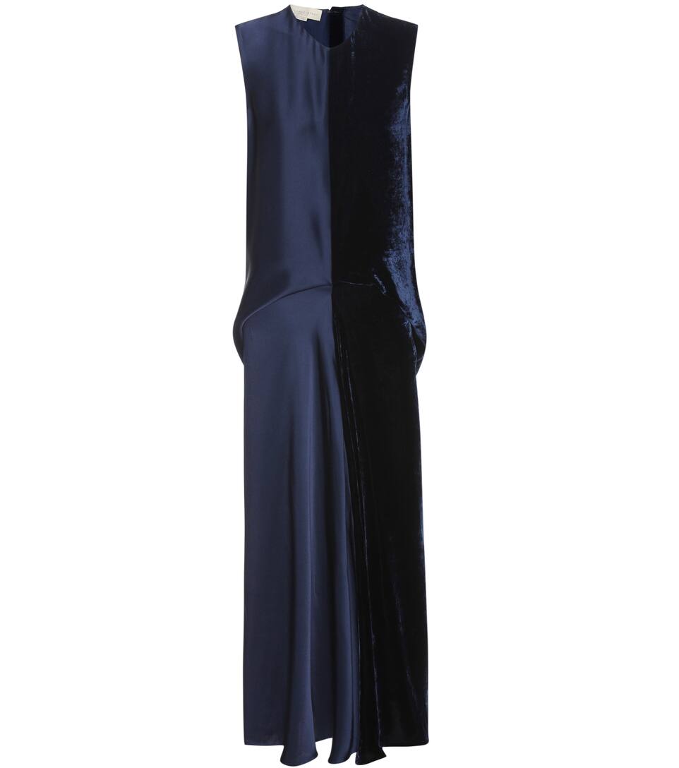 Stella McCartney Kleid aus Samt und Satin