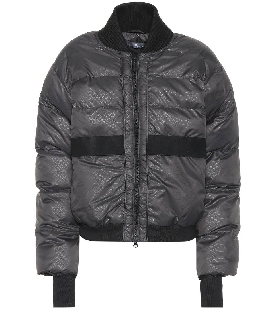 adidas by stella mccartney padded bomber jacket