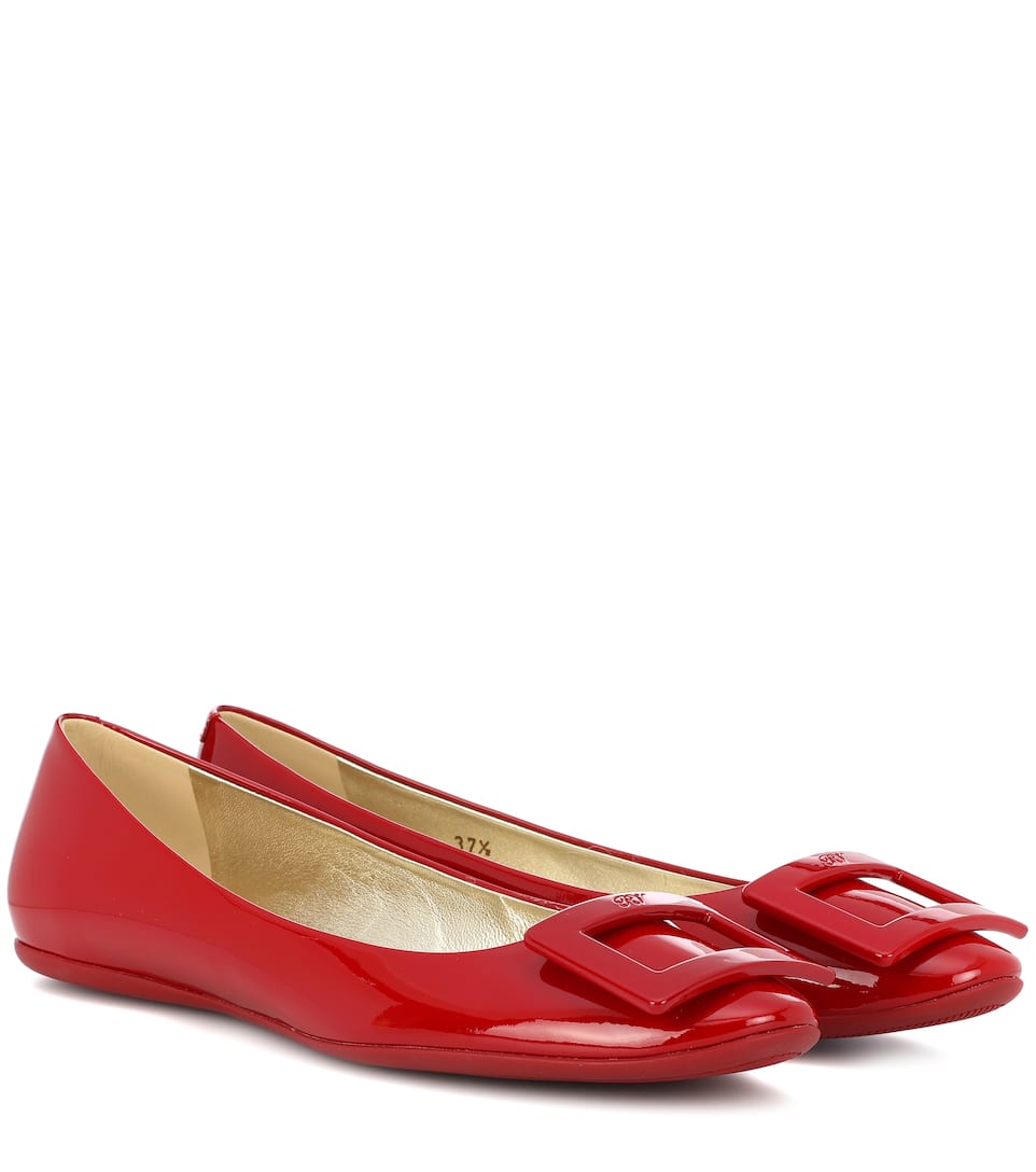 VivierBallerines N° Artnbsp;p00333642 Verni En Gommette Roger Cuir fYyb76g