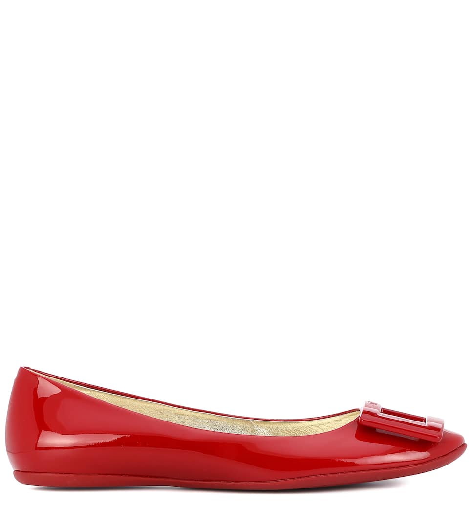VivierBallerines N° Artnbsp;p00333642 Verni En Gommette Roger Cuir fYyb76g