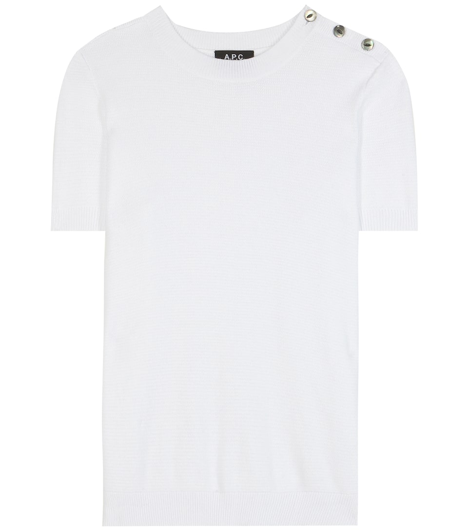 A.P.C. Stricktop Tracy aus Baumwolle