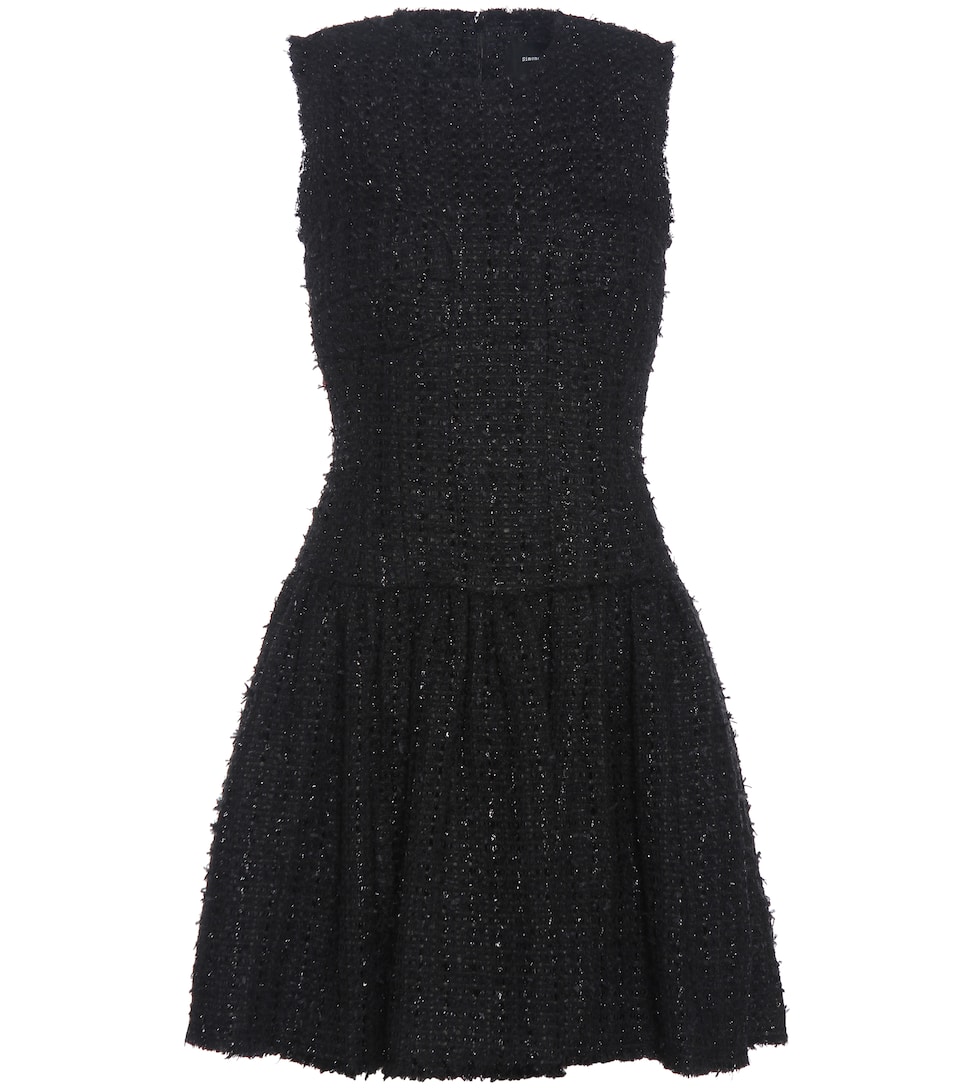 Simone Rocha Bouclé-Kleid aus einem Wollgemisch
