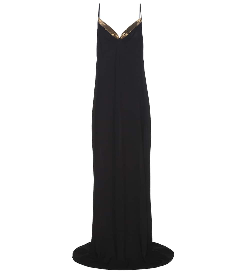 Dries Van Noten Slipdress aus Crêpe