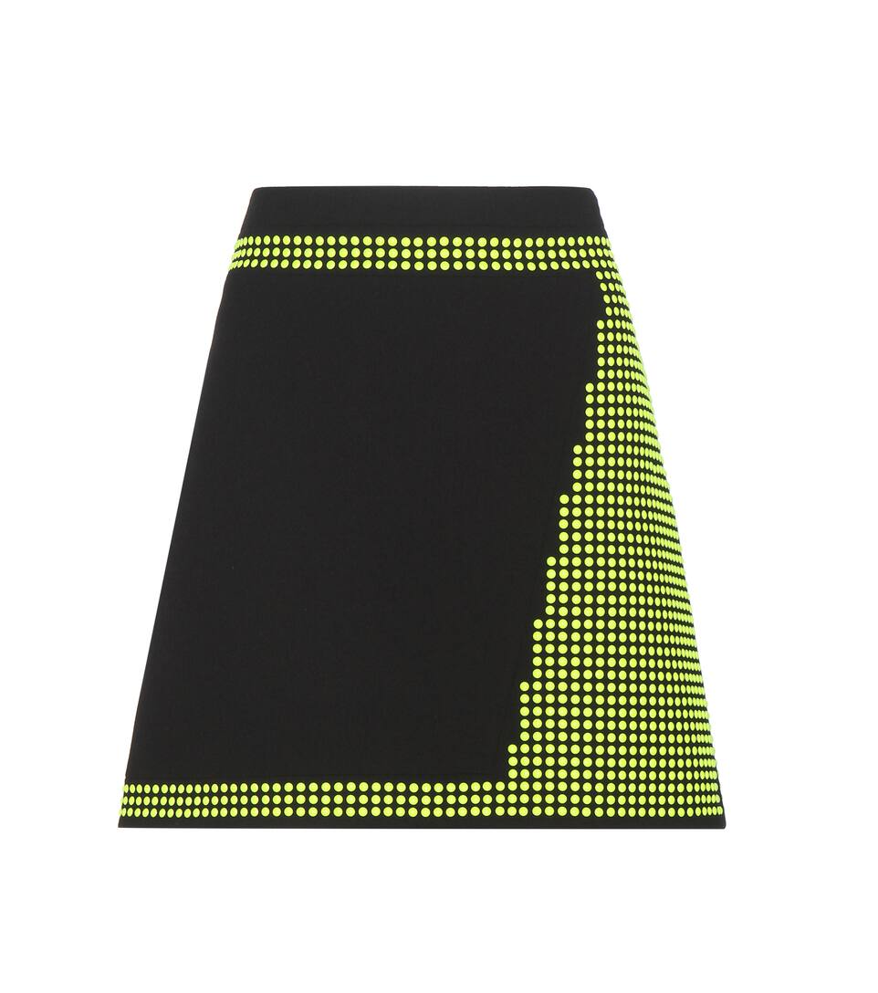Christopher Kane Bedruckter Minirock aus Schurwolle