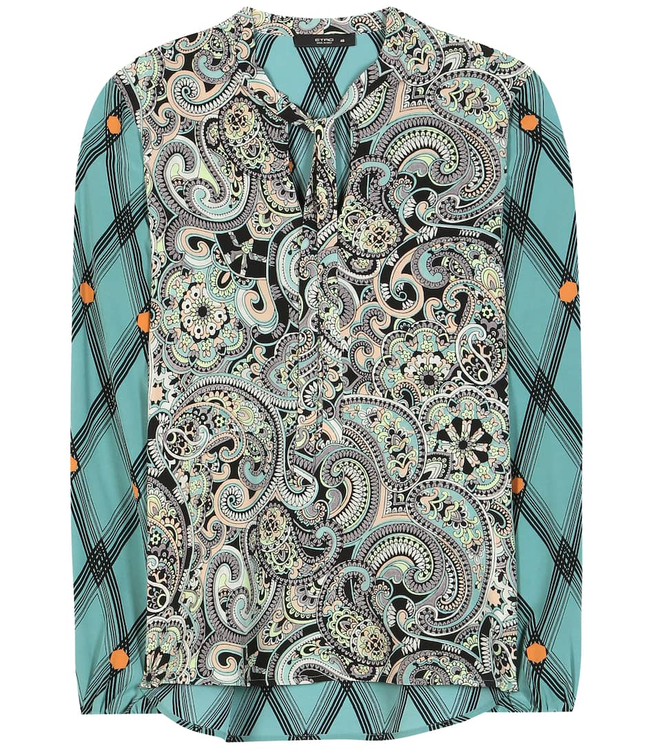 Etro Printbluse aus Seide
