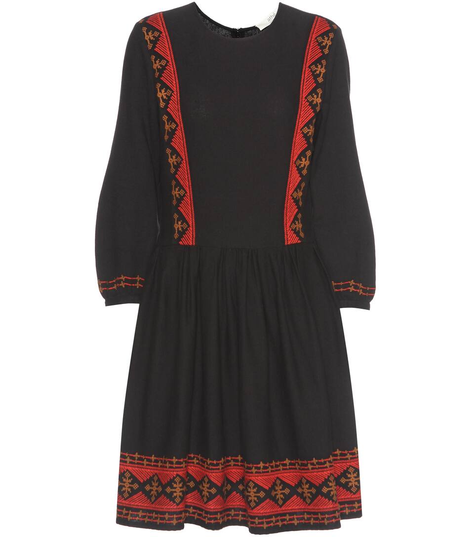 Vanessa Bruno Athé Besticktes Baumwollkleid