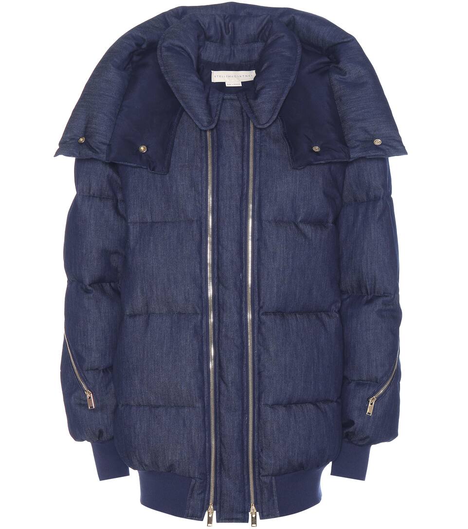 Stella McCartney Wattierte Jacke Mietta aus Baumwoll-Denim