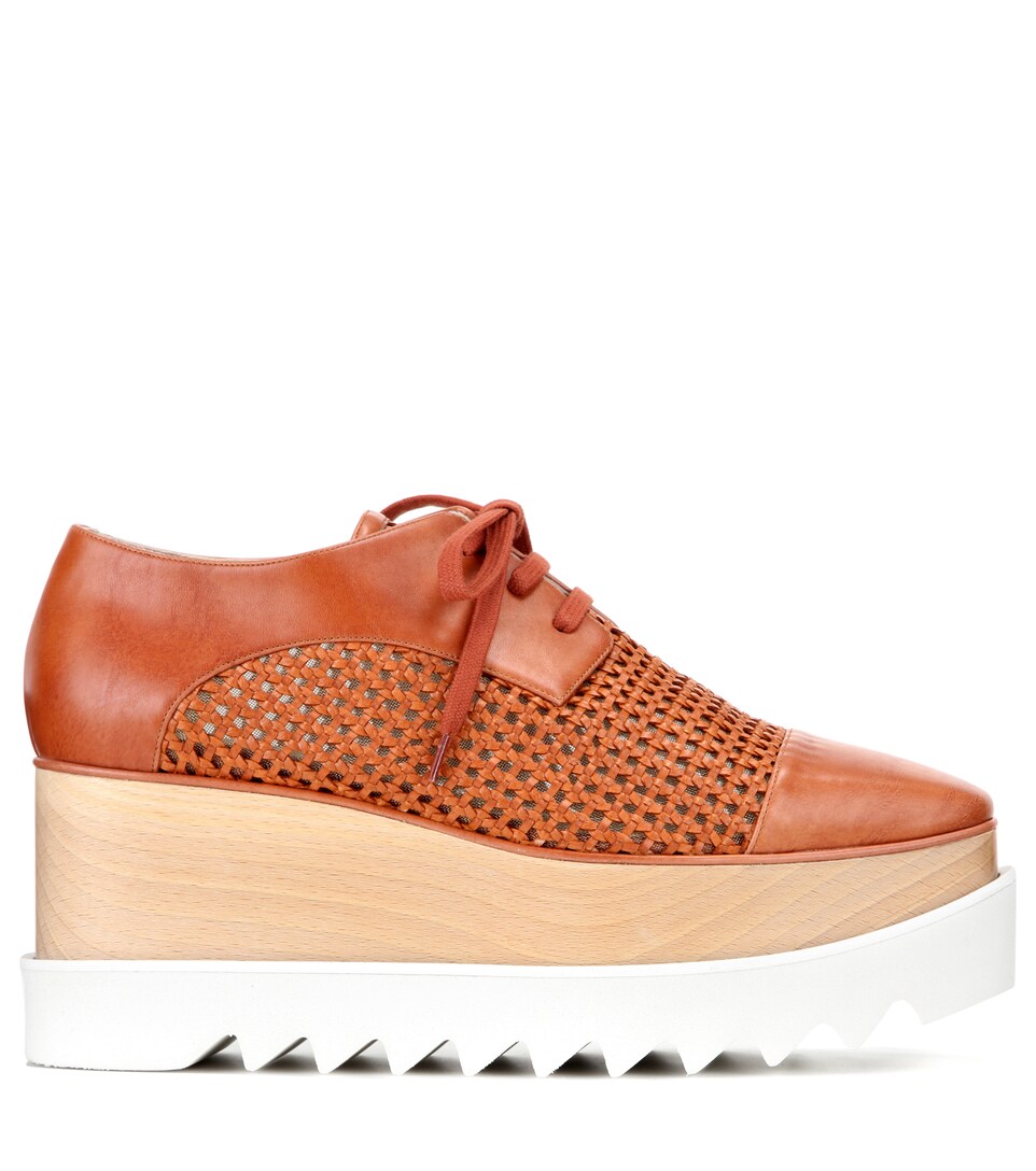 Stella McCartney - Wicker Elyse platform derby shoes | mytheresa.com