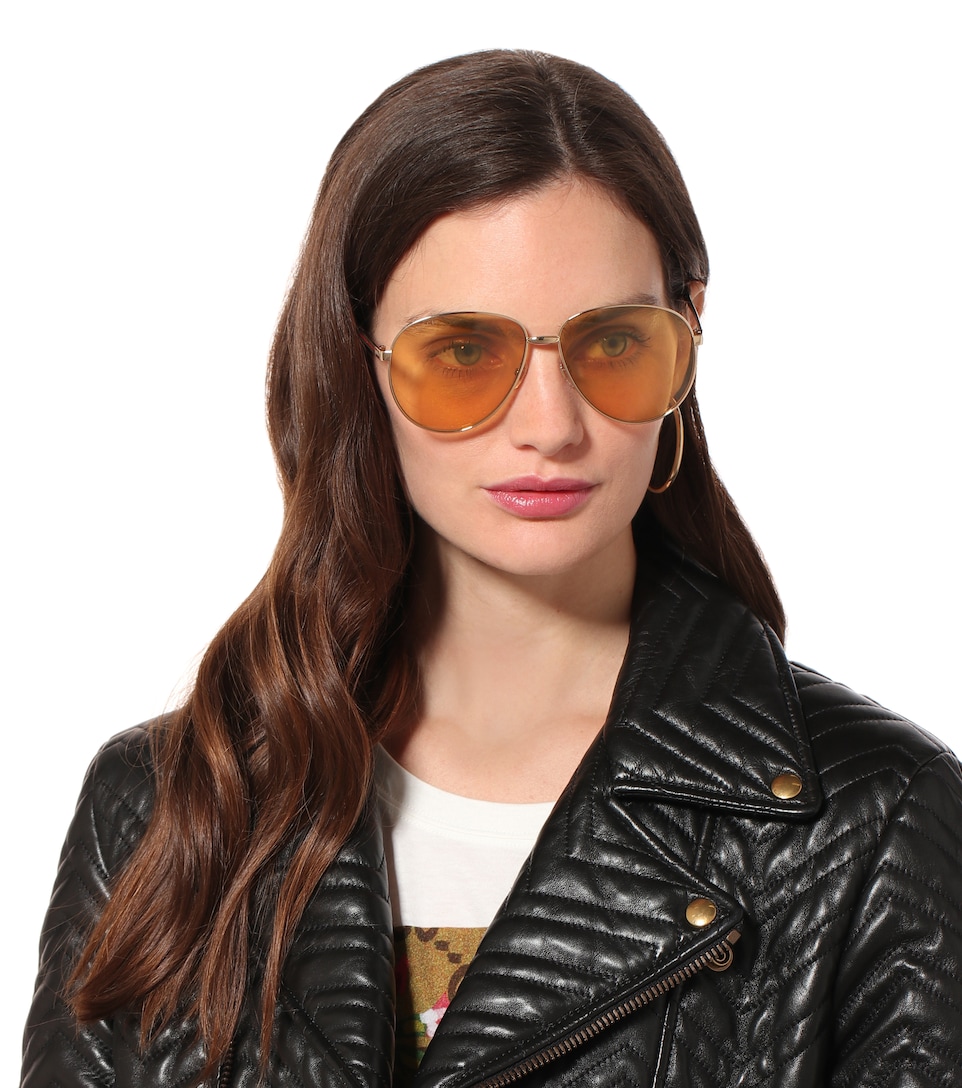 womens gucci aviators