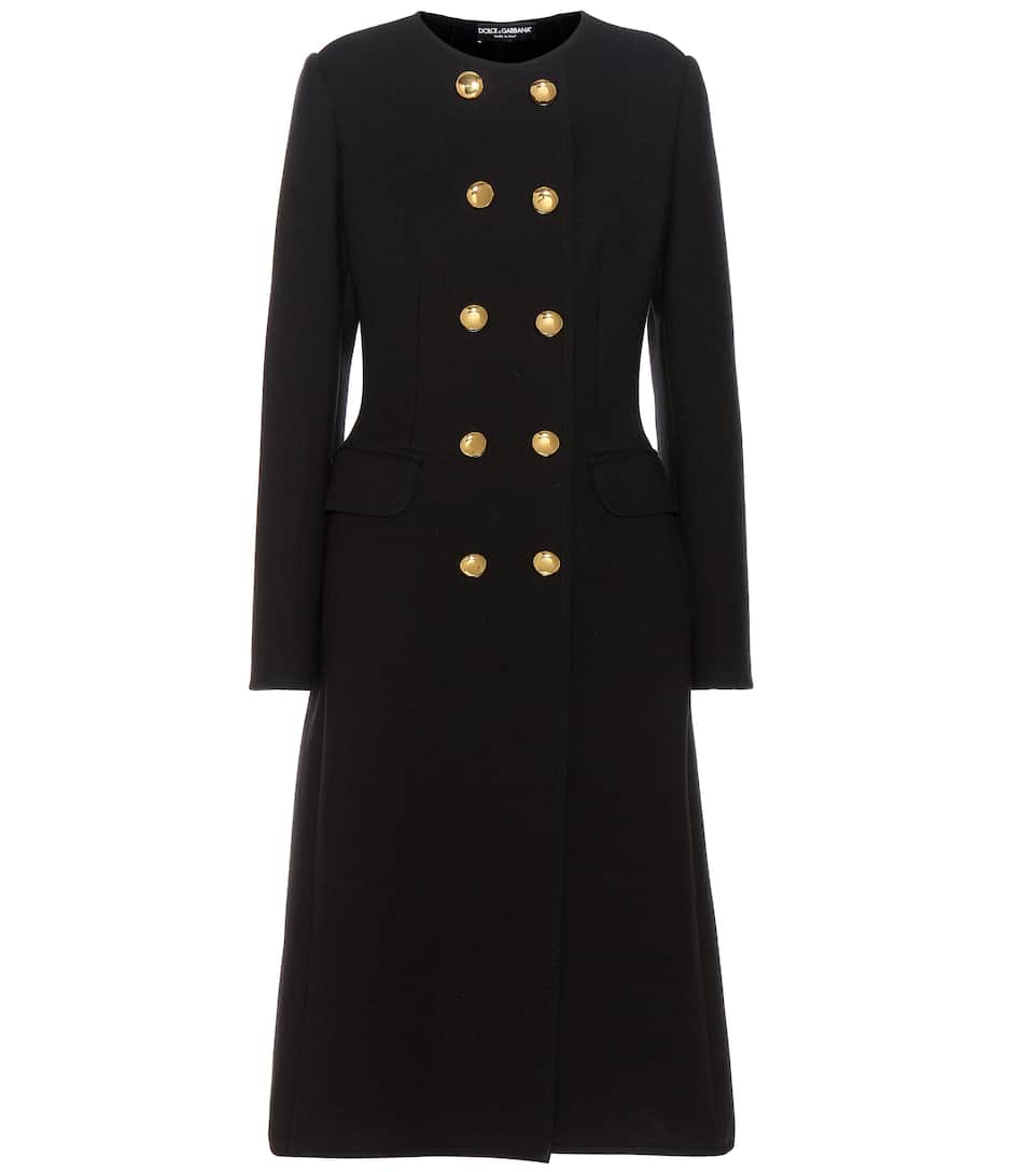 Dolce & Gabbana Mantel aus einem Woll-Seidengemisch