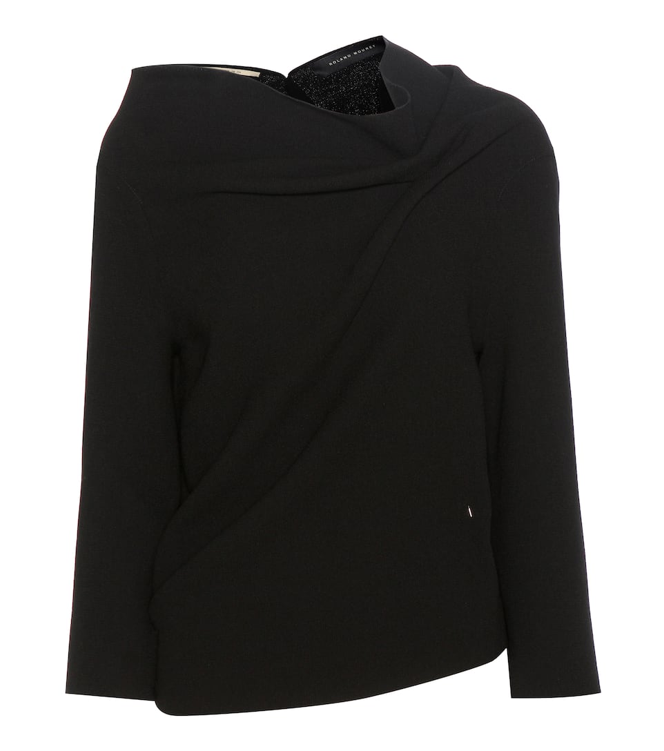 Roland Mouret Oberteil Oscar aus Woll-Crêpe