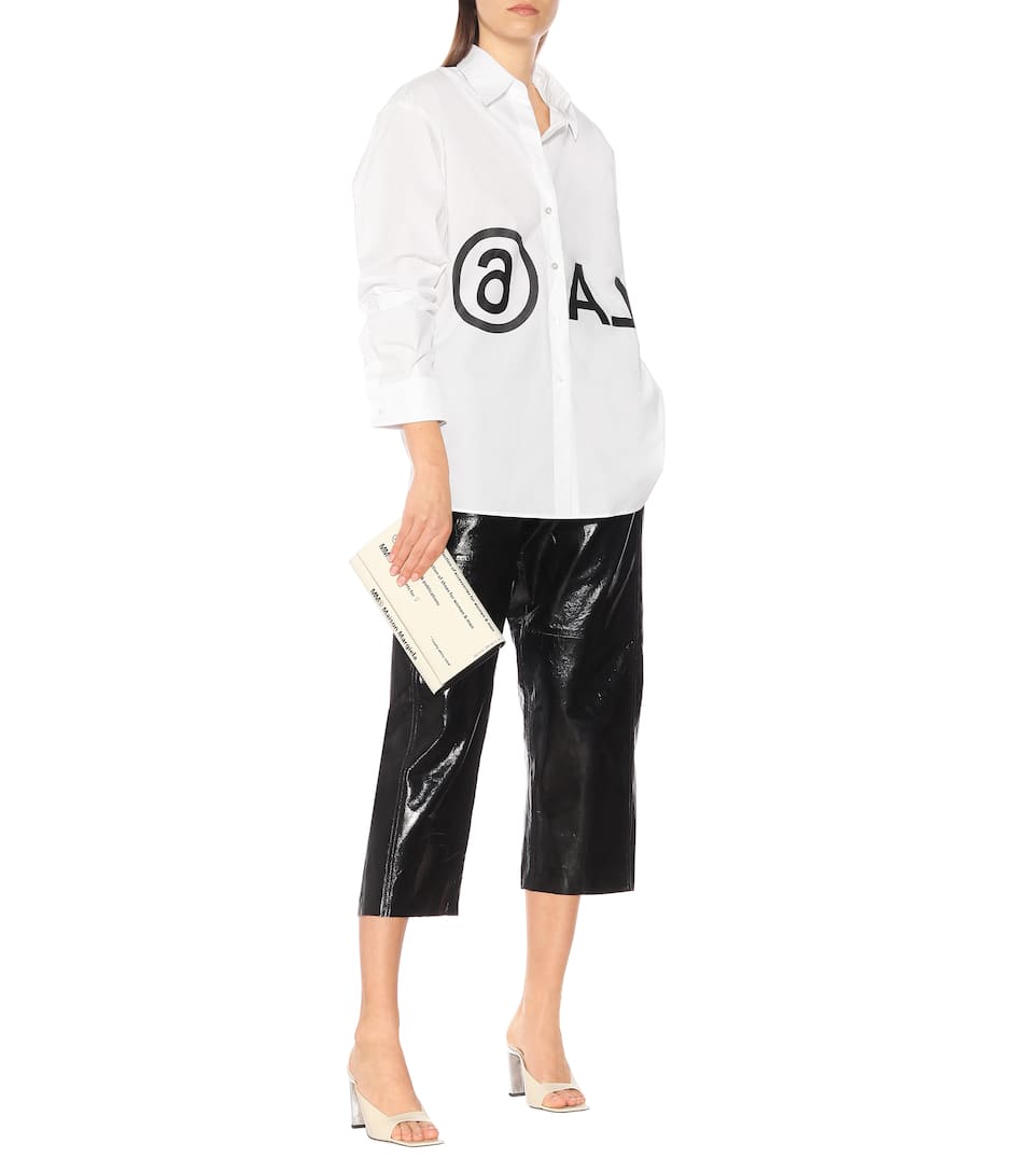 Margiela N° Imprimée En CotonMm6 Maison Artnbsp;p00398560 Chemise TKuFlJc351