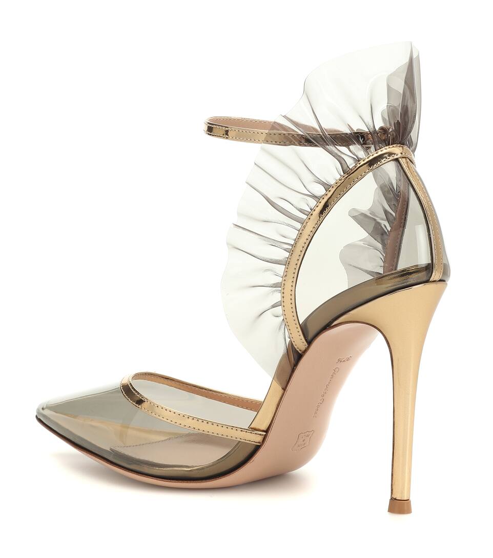 Gianvito Mit Metallic nrnbsp;p00411386 leder RossiArt Pumps vmN80wOn