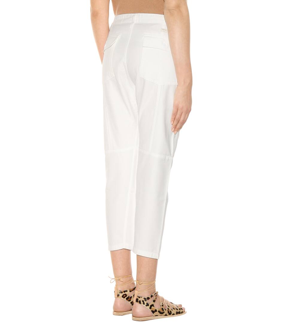 CITIZEN OF HUMANITY Sadi cropped cotton trousers