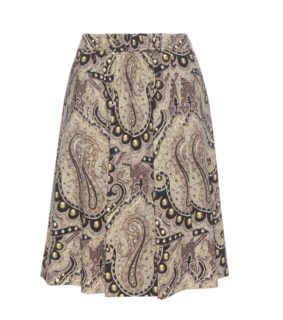 Etro Bedruckter Rock aus Wolle