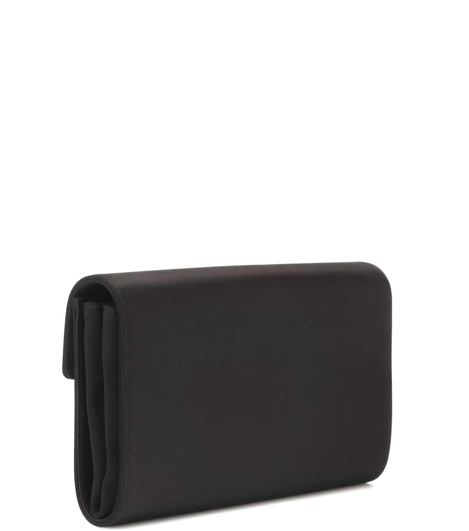 VivierN° Artnbsp;p00394277 Cristaux Roger Pochette Evening Envelope En Satin À FK1lJc