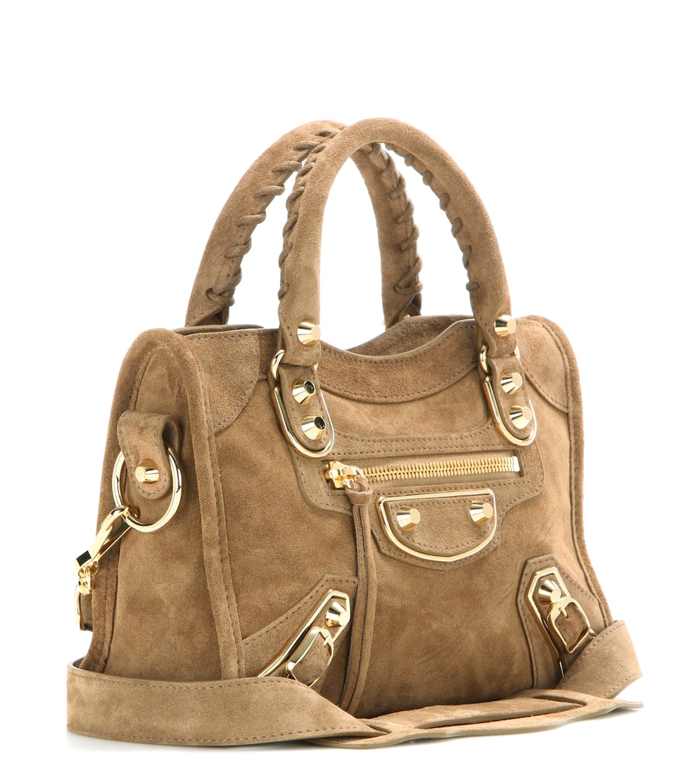 sac balenciaga daim gris