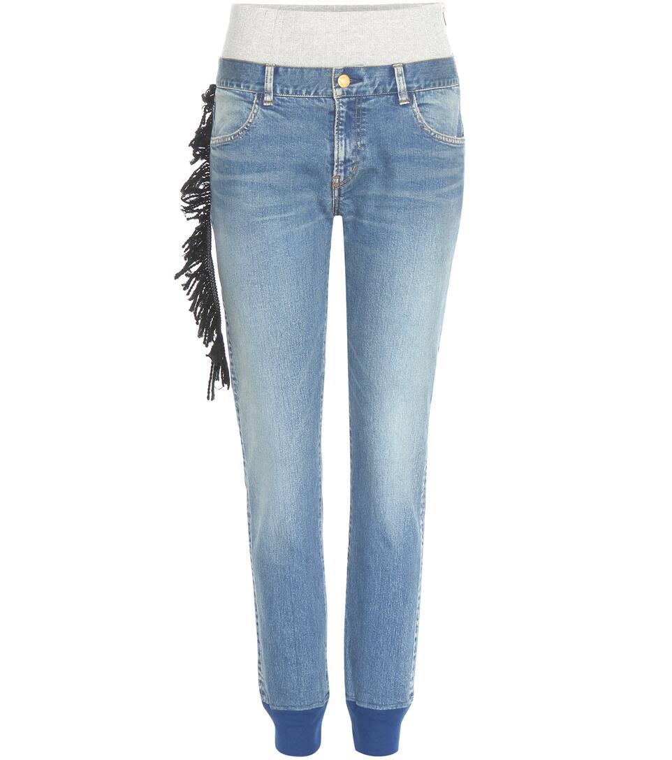 Undercover Jeans mit Strickbündchen
