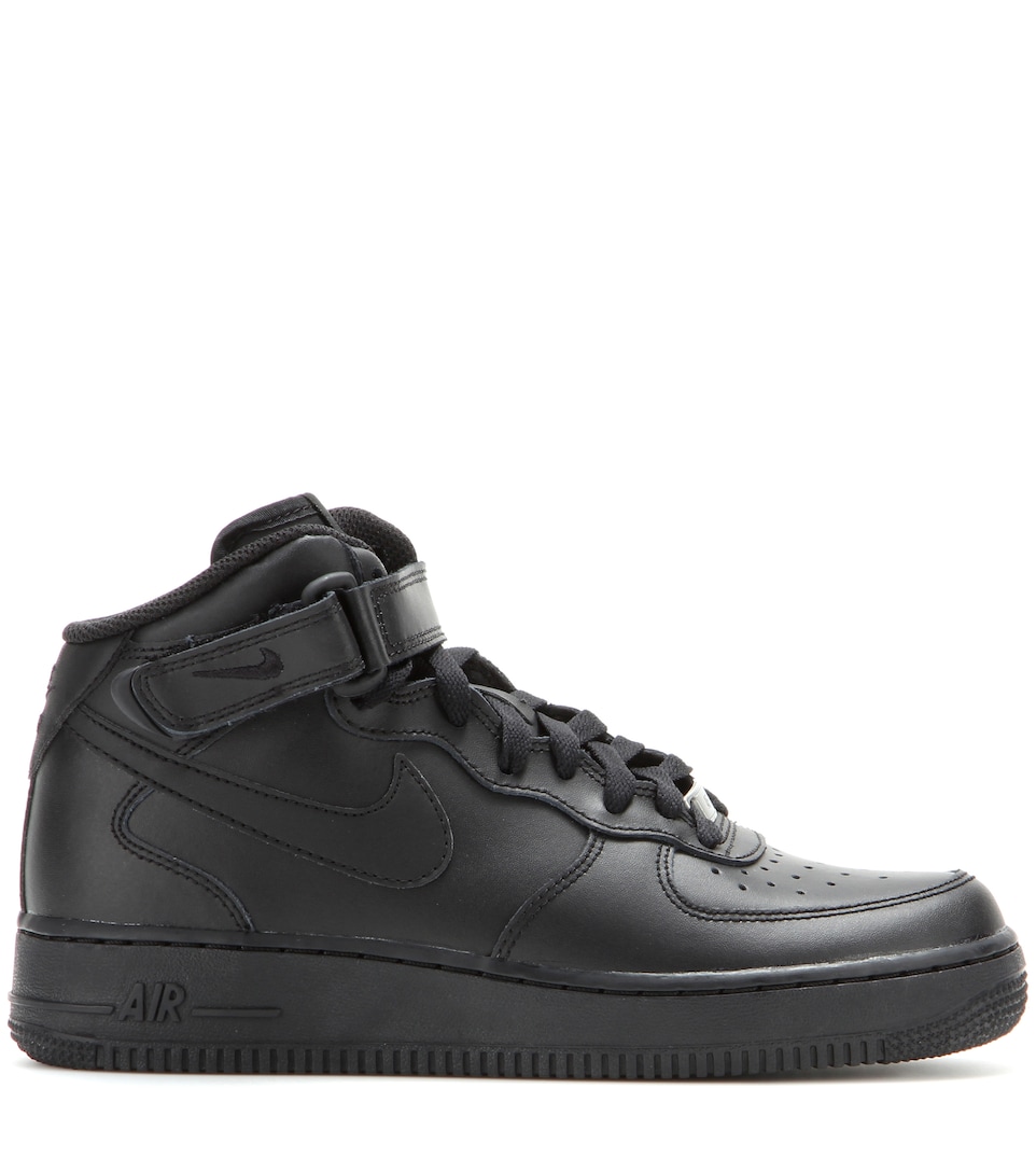 Nike Air Force Mid '07 Leather High-Top Sneakers Nike â mytheresa