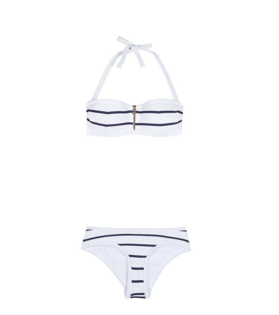 Heidi Klein Gestreifter Neckholder-Bikini