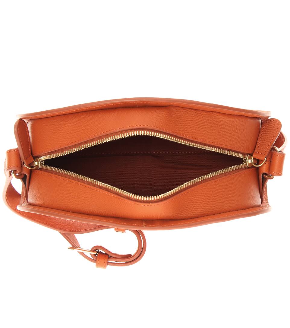 apc demi lune leather shoulder bag