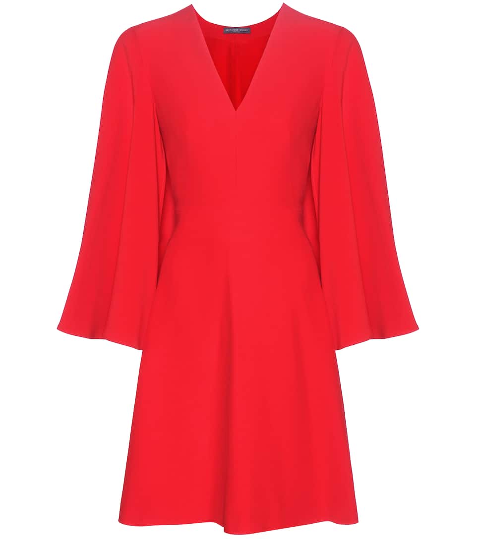 Alexander McQueen Capekleid aus Crêpe