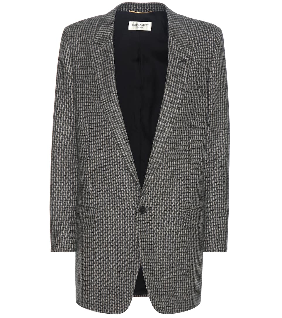 Saint Laurent Tweedblazer aus Wolle
