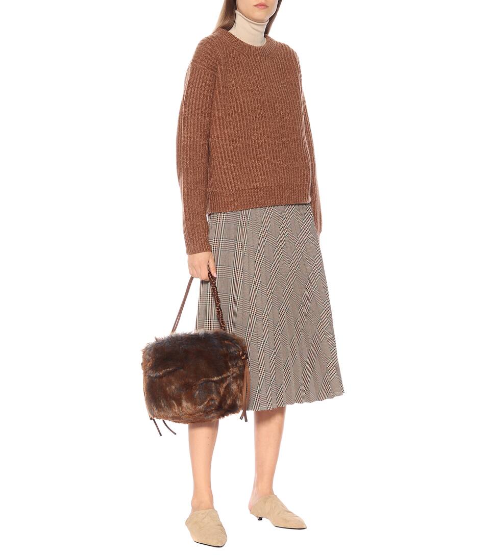 Acne StudiosMules Shearling En Et Artnbsp;p00402782 Daim N° Brion dCBxero