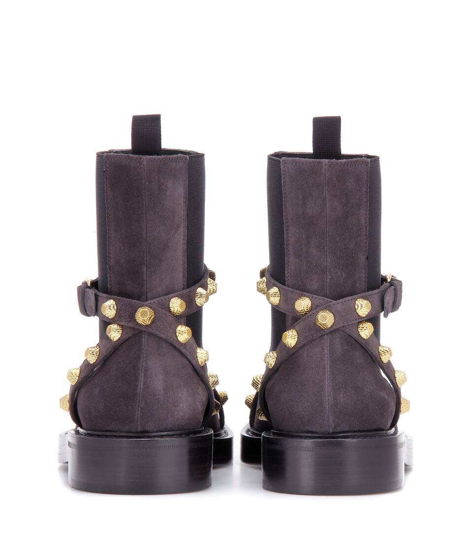 balenciaga suede boots