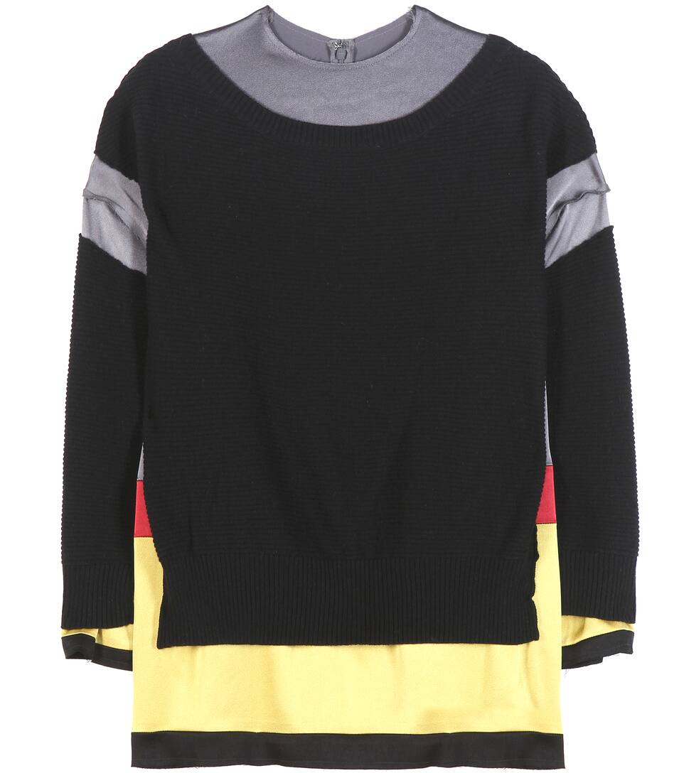 Undercover Mehrlagiger Strickpullover aus Wolle