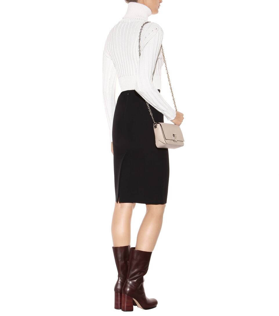 calvin klein turtleneck crop top