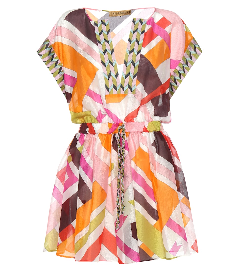 Emilio Pucci Beach Printkleid aus Seide