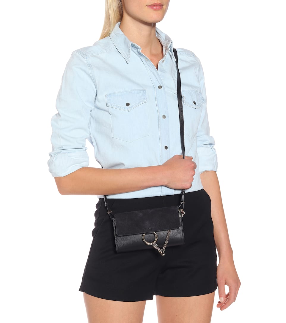Cuir Faye com Sac Et body En MiniChloé Daim Artnbsp;p00194566 Mytheresa Cross N° WEHD2I9