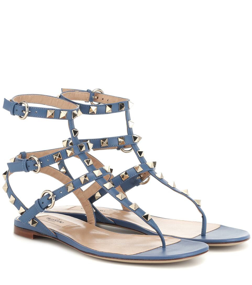 Aus Valentino nrnbsp;p00396994 Garavani LederArt Sandalen Rockstud UGLVqSMpjz