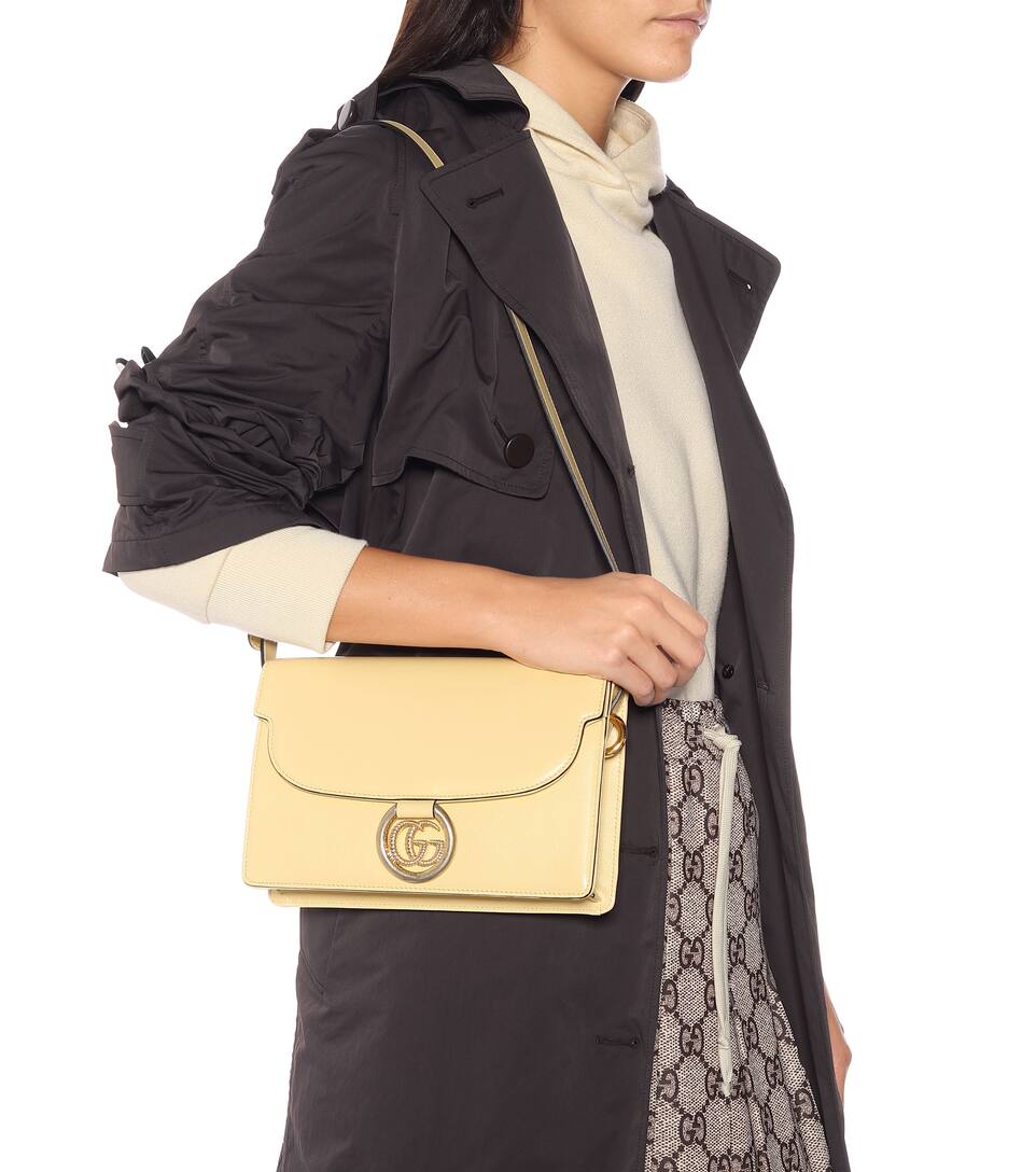 gucci small leather shoulder bag