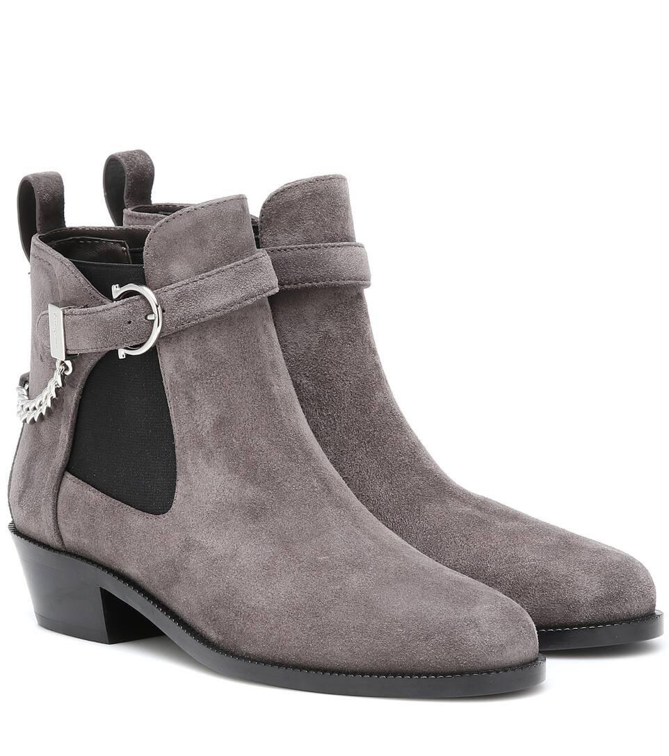Aus Salvatore Gancini Art FerragamoChelsea Veloursleder nrnbsp;p00400196 Boots FKJTlc1