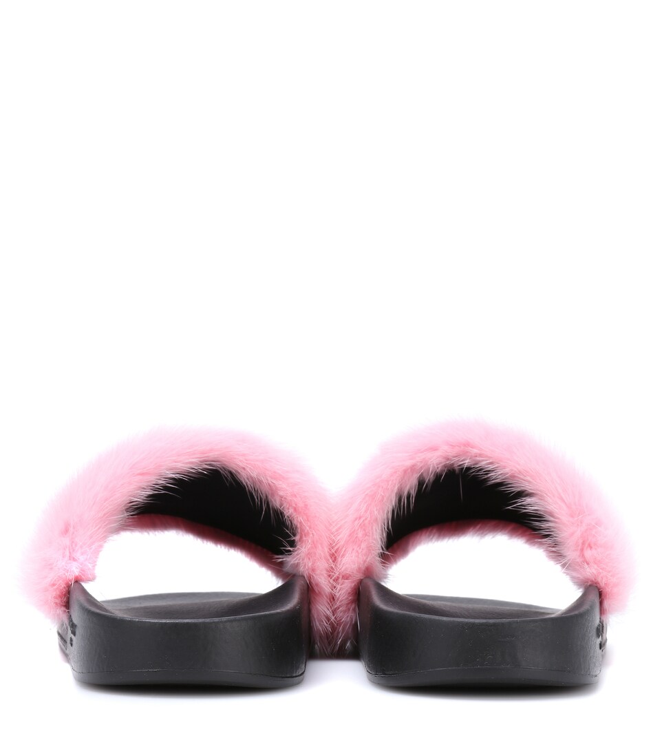 womens pink givenchy slides