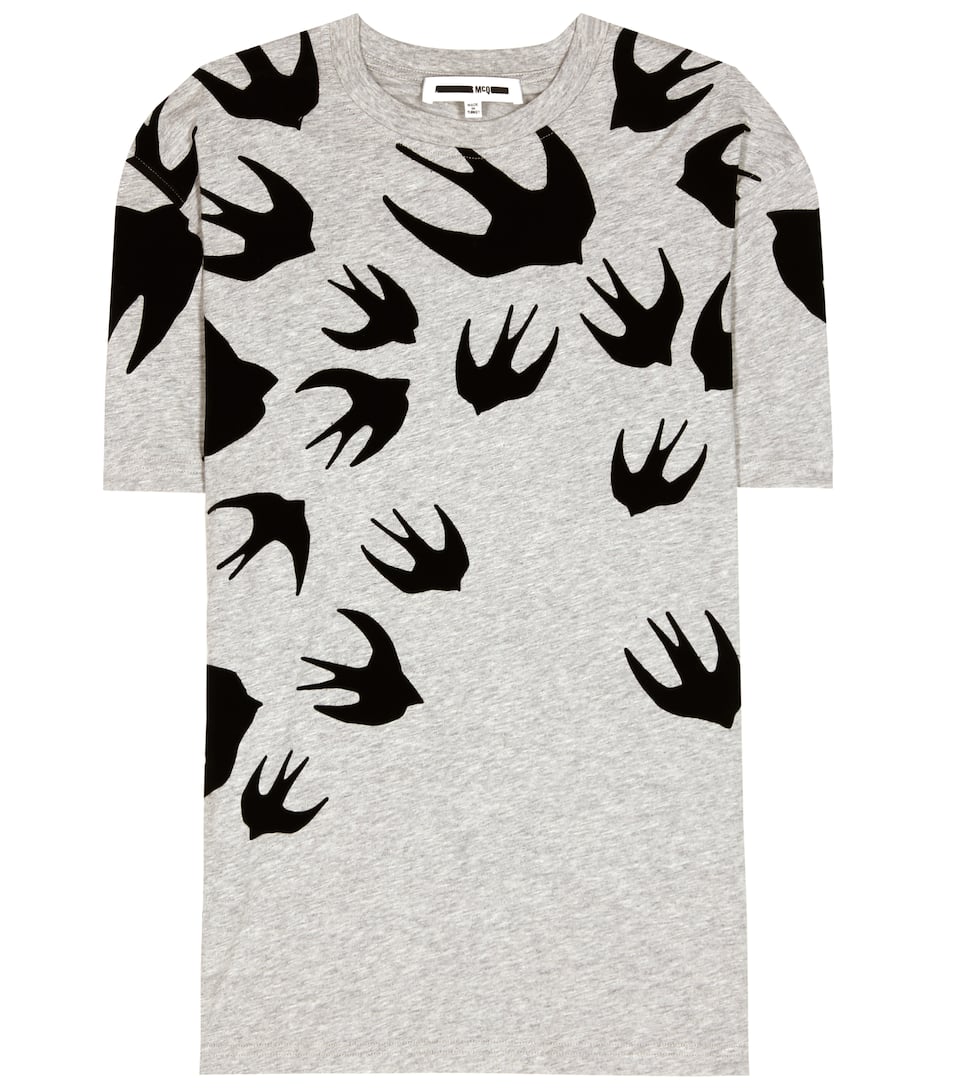 McQ Alexander McQueen Bedrucktes T-Shirt aus Baumwolle